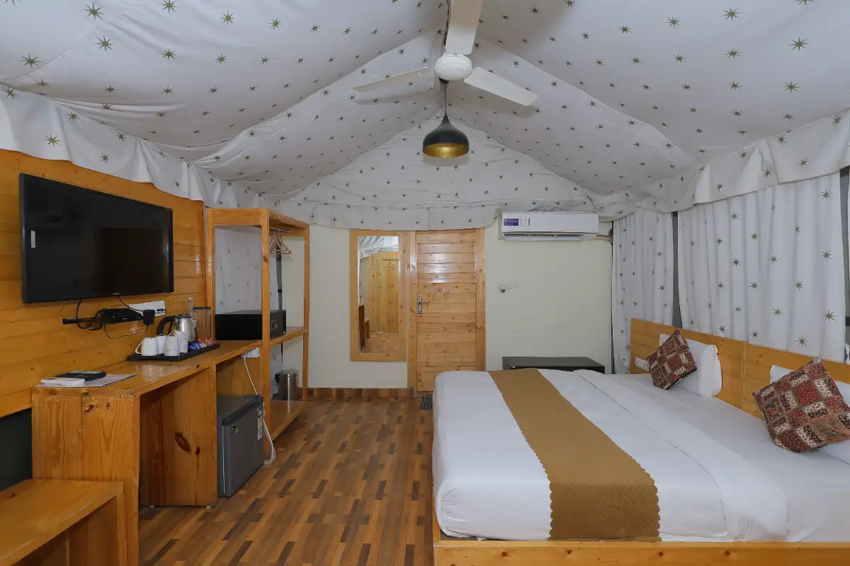 Swiss Cottage bedroom
